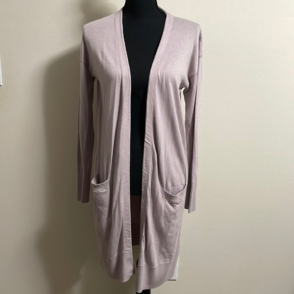 Halogen Long Side Slit Cardigan